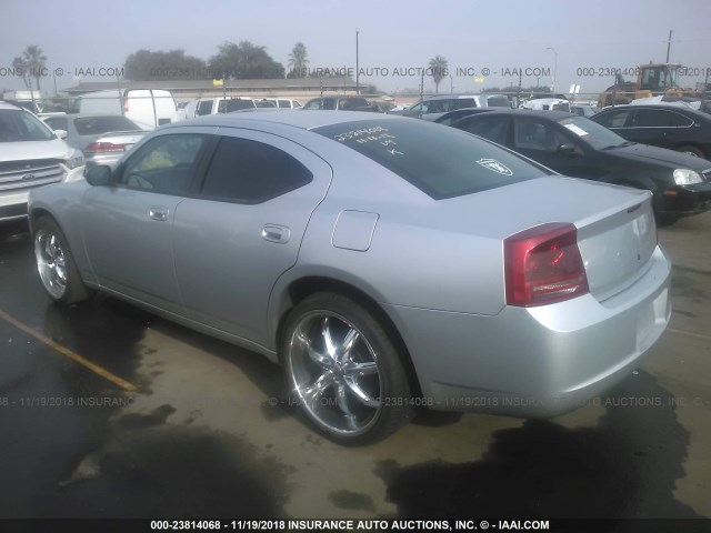 2B3KA43R27H624641 - 2007 DODGE CHARGER SE/SXT SILVER photo 3