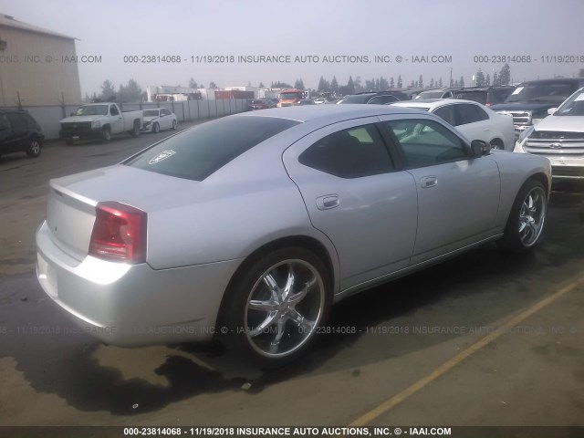 2B3KA43R27H624641 - 2007 DODGE CHARGER SE/SXT SILVER photo 4