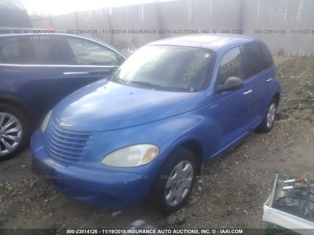 3C4FY58B45T639644 - 2005 CHRYSLER PT CRUISER TOURING BLUE photo 2