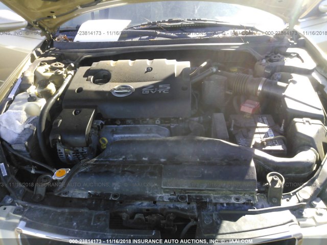 1N4AL11D53C203459 - 2003 NISSAN ALTIMA S/SL TAN photo 10