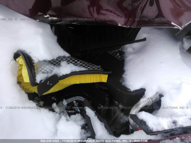 1G11C5SL9FF284307 - 2015 CHEVROLET MALIBU 1LT წითელი ფოტო 10