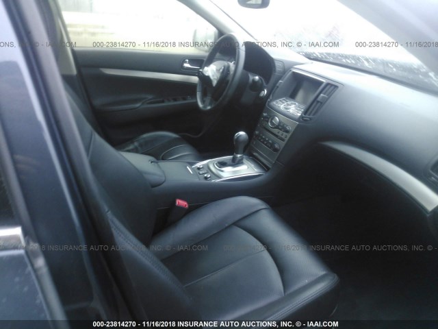 JN1CV6AR7DM752066 - 2013 INFINITI G37 BLACK photo 5