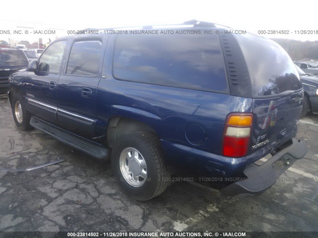 1GKEC16Z13J213163 - 2003 GMC YUKON XL C1500 BLUE photo 3