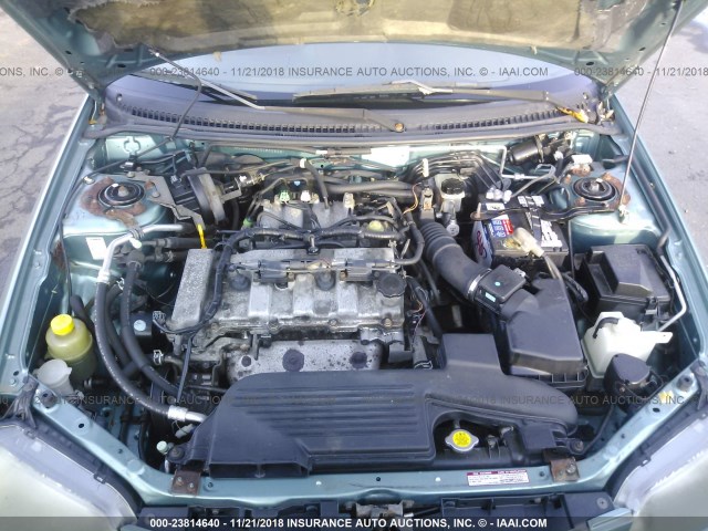 JM1BJ225221602809 - 2002 MAZDA PROTEGE DX/LX/ES GREEN photo 10