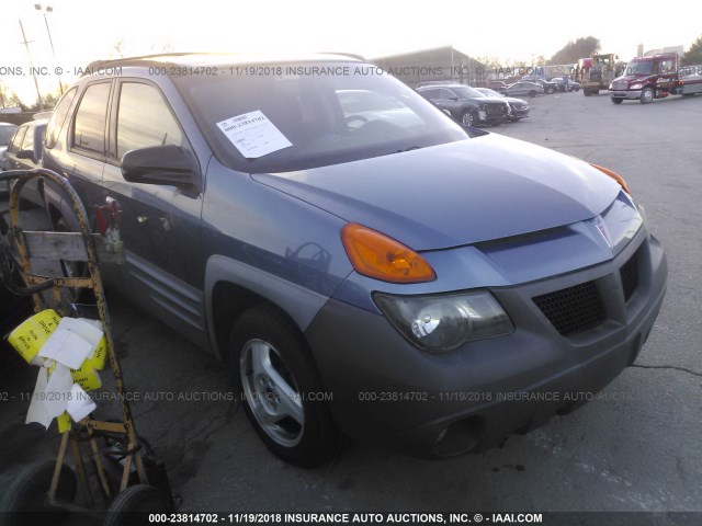 3G7DA03E31S500085 - 2001 PONTIAC AZTEK BLUE photo 1