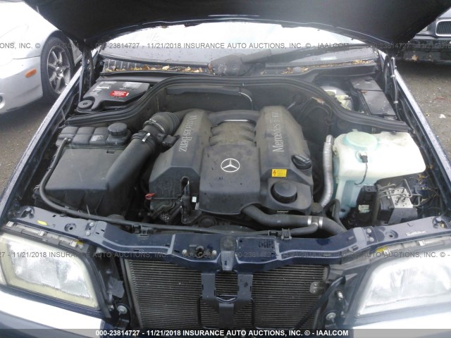 WDBHA29G5XA740559 - 1999 MERCEDES-BENZ C 280 BLUE photo 10