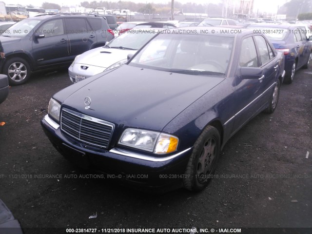 WDBHA29G5XA740559 - 1999 MERCEDES-BENZ C 280 BLUE photo 2