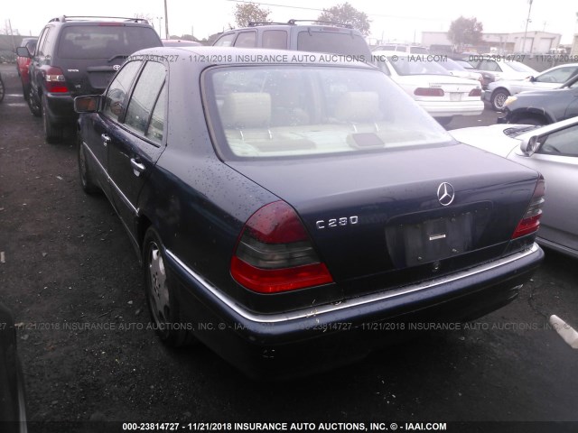 WDBHA29G5XA740559 - 1999 MERCEDES-BENZ C 280 BLUE photo 3