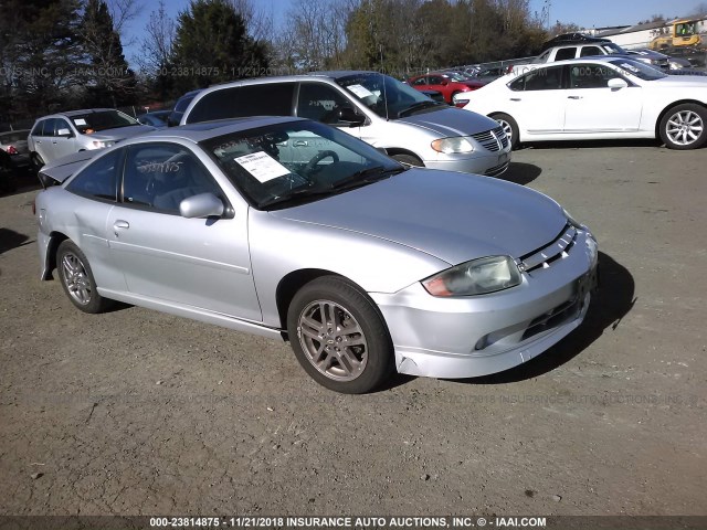 1G1JH12F137302115 - 2003 CHEVROLET CAVALIER LS SPORT SILVER photo 1