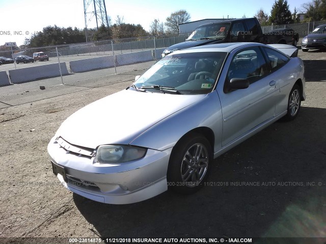 1G1JH12F137302115 - 2003 CHEVROLET CAVALIER LS SPORT SILVER photo 2