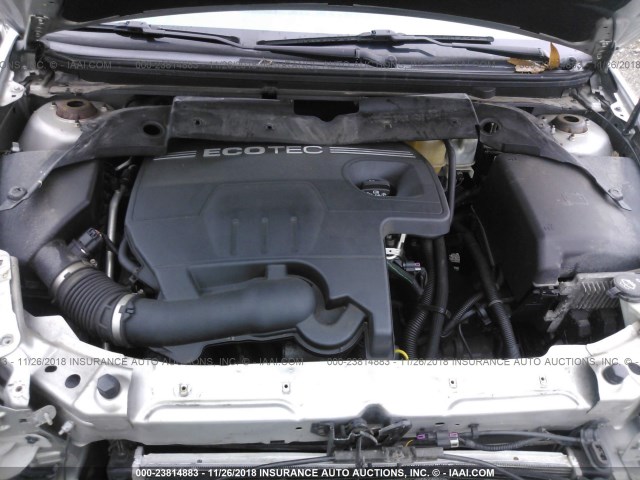 1G1ZG57BX8F278221 - 2008 CHEVROLET MALIBU LS SILVER photo 10