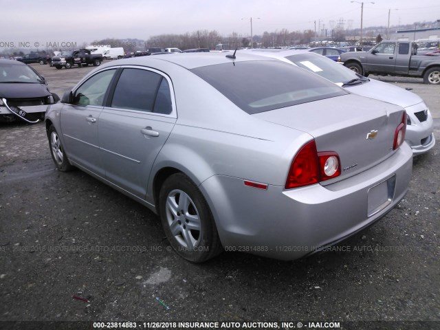 1G1ZG57BX8F278221 - 2008 CHEVROLET MALIBU LS SILVER photo 3