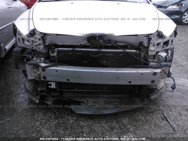 1G1ZG57BX8F278221 - 2008 CHEVROLET MALIBU LS SILVER photo 6