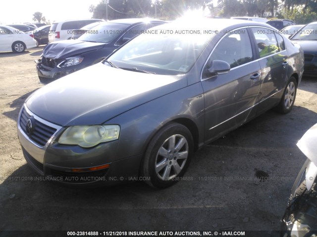 WVWGK73C36P151731 - 2006 VOLKSWAGEN PASSAT 2.0T/2.0T VALUE GRAY photo 2