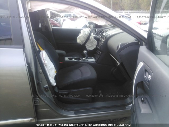 JN8AS5MT7CW293076 - 2012 NISSAN ROGUE S/SV SILVER photo 5