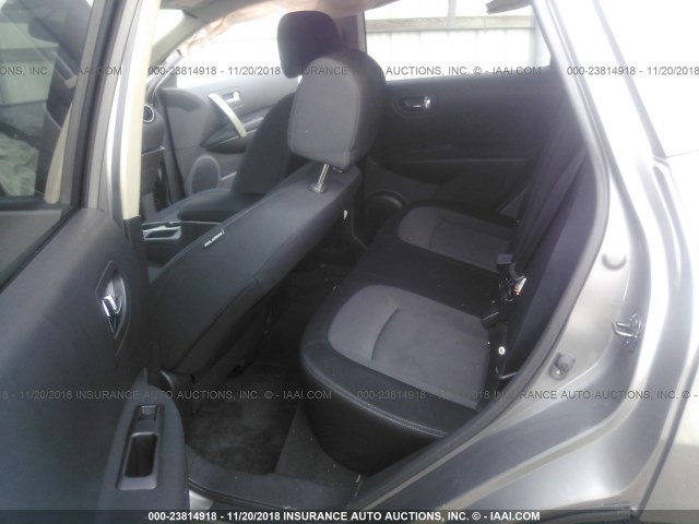 JN8AS5MT7CW293076 - 2012 NISSAN ROGUE S/SV SILVER photo 8