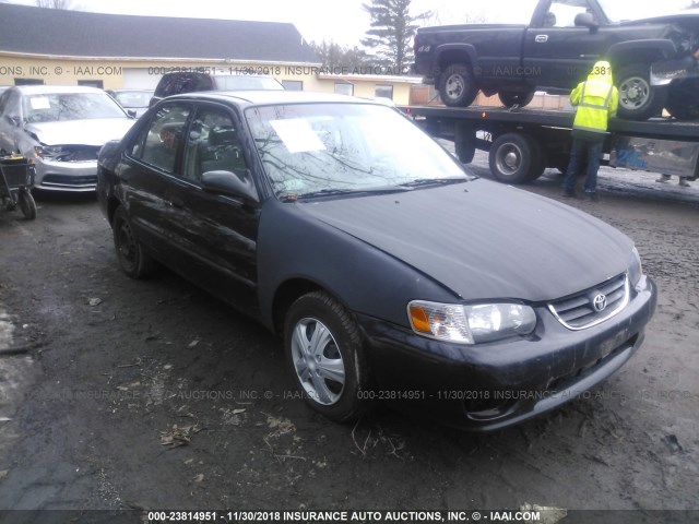 2T1BR12E01C460053 - 2001 TOYOTA COROLLA CE/LE/S BLACK photo 1