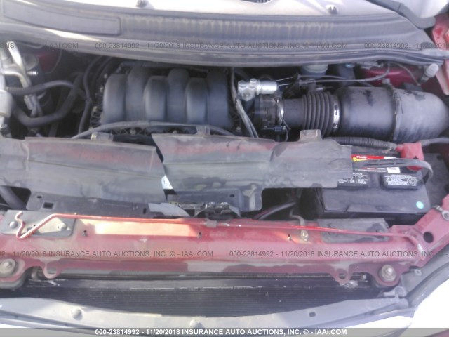 2FMDA5244XBB73293 - 1999 FORD WINDSTAR SE RED photo 10