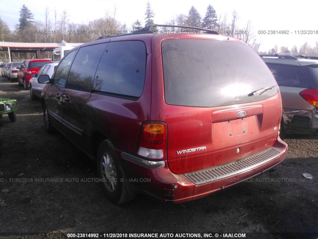 2FMDA5244XBB73293 - 1999 FORD WINDSTAR SE RED photo 3