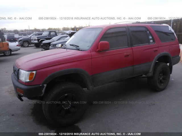 JT3HN86R0W0164788 - 1998 TOYOTA 4RUNNER SR5 RED photo 2