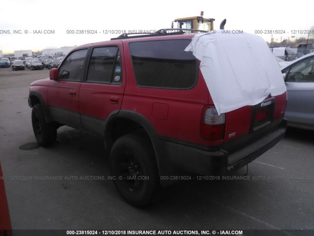 JT3HN86R0W0164788 - 1998 TOYOTA 4RUNNER SR5 RED photo 3