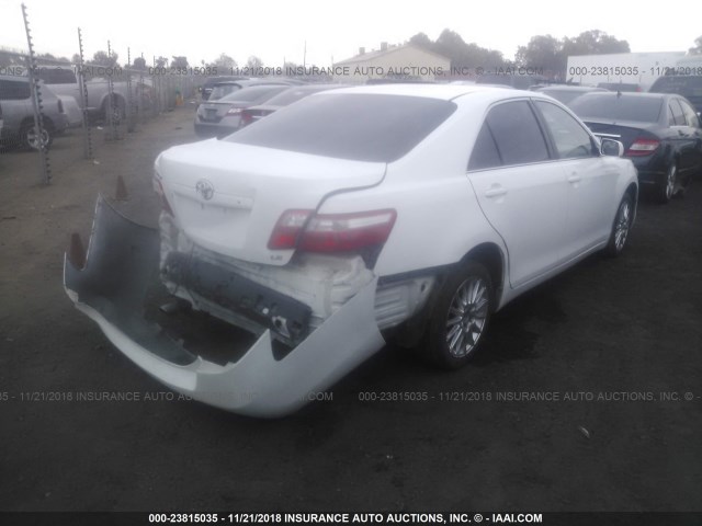 4T1BK46K08U571555 - 2008 TOYOTA CAMRY LE/XLE/SE WHITE photo 4