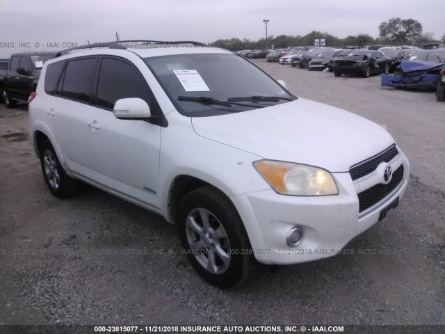 2T3ZF31V49W006054 - 2009 TOYOTA RAV4 LIMITED WHITE photo 1