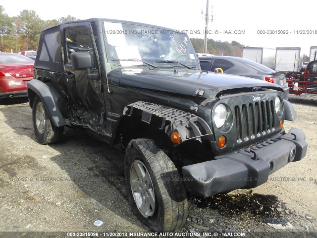 1J4GA2D14BL544717 - 2011 JEEP WRANGLER SPORT GREEN photo 6