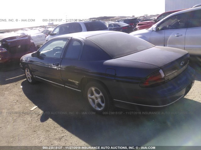 2G1WW12MXW9170274 - 1998 CHEVROLET MONTE CARLO LS 蓝色 照片 3