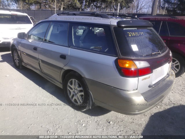 4S3BH675537653103 - 2003 SUBARU LEGACY OUTBACK AWP 银色 照片 3