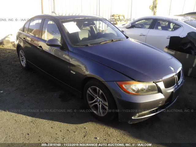 WBAVC53538F008455 - 2008 BMW 328 I SULEV GRAY photo 1