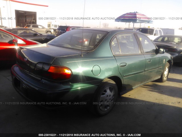 1G1ND52T9X6193229 - 1999 CHEVROLET MALIBU GREEN photo 4