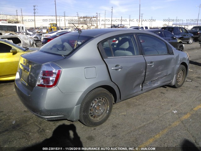 3N1AB61E18L648752 - 2008 NISSAN SENTRA 2.0/2.0S/2.0SL SILVER photo 4