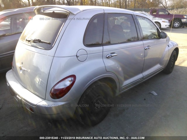 3A4FY58B47T523115 - 2007 CHRYSLER PT CRUISER TOURING SILVER photo 4