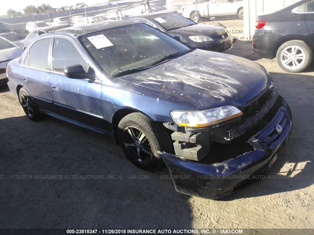 1HGCF86692A107178 - 2002 HONDA ACCORD VALUE BLUE photo 1