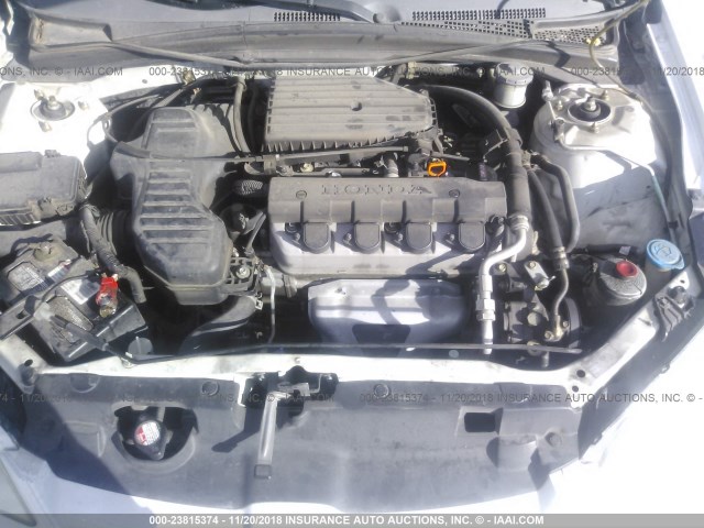 2HGES16395H559705 - 2005 HONDA CIVIC DX VP 白色 照片 10