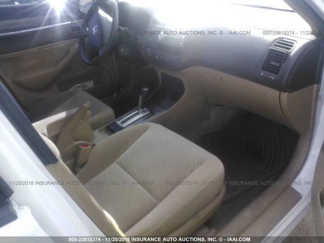 2HGES16395H559705 - 2005 HONDA CIVIC DX VP 白色 照片 5