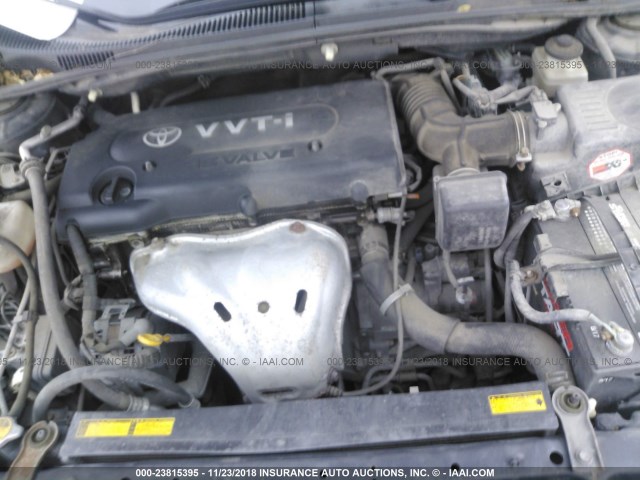 JTKDE177370215483 - 2007 TOYOTA SCION TC ნაცრისფერი ფოტო 10