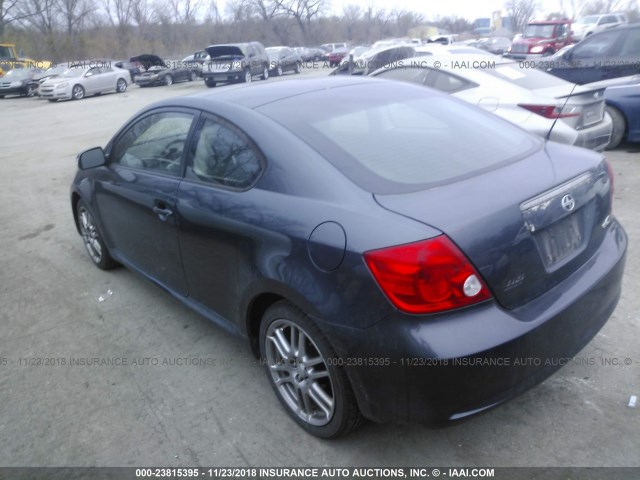 JTKDE177370215483 - 2007 TOYOTA SCION TC ნაცრისფერი ფოტო 3