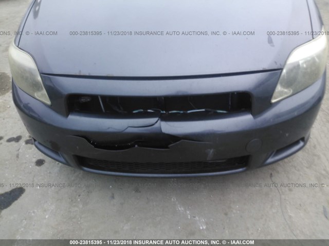 JTKDE177370215483 - 2007 TOYOTA SCION TC ნაცრისფერი ფოტო 6