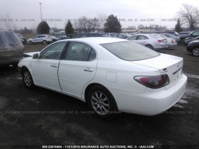 JTHBF30G736006755 - 2003 LEXUS ES 300 WHITE photo 3