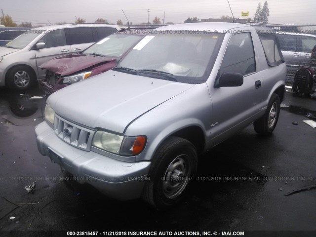 KNDJA623X25128943 - 2002 KIA SPORTAGE SILVER photo 2