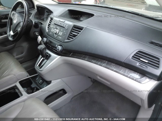 2HKRM3H70DH509710 - 2013 HONDA CR-V EXL GRAY photo 5