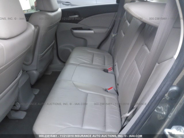 2HKRM3H70DH509710 - 2013 HONDA CR-V EXL GRAY photo 8