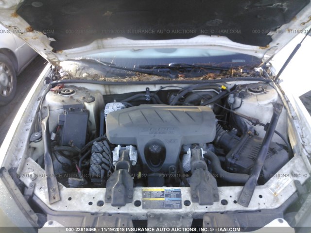 2G2WP552881143635 - 2008 PONTIAC GRAND PRIX WHITE photo 10