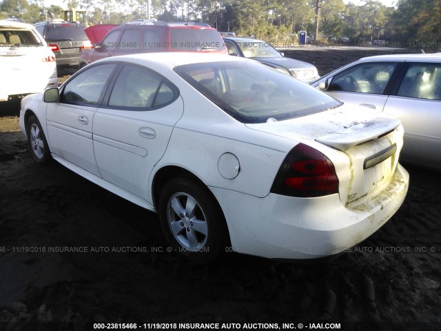 2G2WP552881143635 - 2008 PONTIAC GRAND PRIX WHITE photo 3