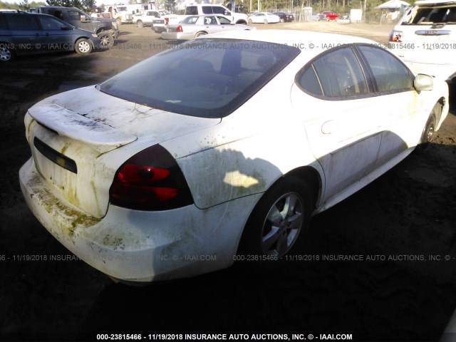 2G2WP552881143635 - 2008 PONTIAC GRAND PRIX WHITE photo 4