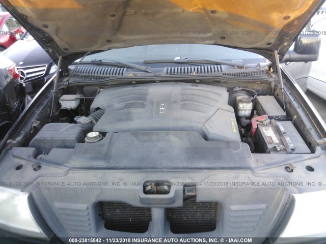 5LMEU88H45ZJ17997 - 2005 LINCOLN AVIATOR 黑色 照片 10