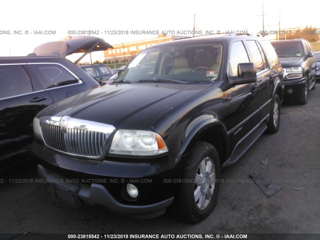 5LMEU88H45ZJ17997 - 2005 LINCOLN AVIATOR 黑色 照片 2