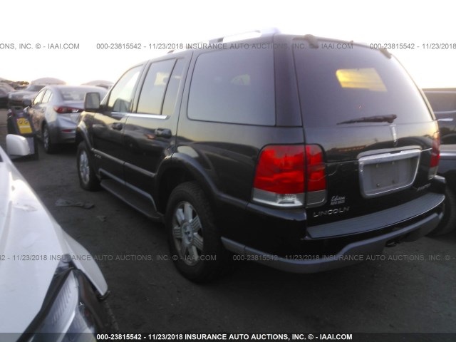5LMEU88H45ZJ17997 - 2005 LINCOLN AVIATOR 黑色 照片 3